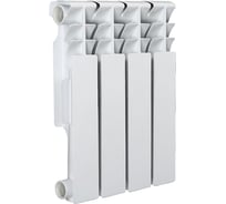 Биметаллический радиатор Azario BM350/80 4 секций 00083464