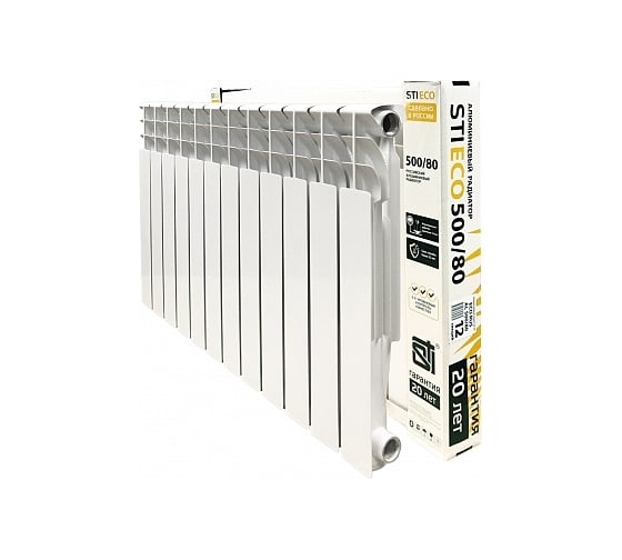 Радиатор STI AL ECO RUS 500/80 12 секций ТТ000015886 1