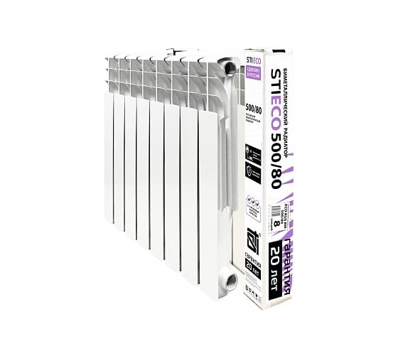 Радиатор STI BIMETAL ECO RUS 500/80 8 секций ТТ000015899