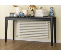 Трубчатый радиатор с прямоугольным профилем 60x30 GUARDO RETTA 6P 530 мм высотой, 1200 мм шириной, 11 секций, нижнее левое подключение, 6P-1200-11 NK-GOR-L RAL9016 белый матовый 6P-1200-11 NK-GOR-L R9016(M)