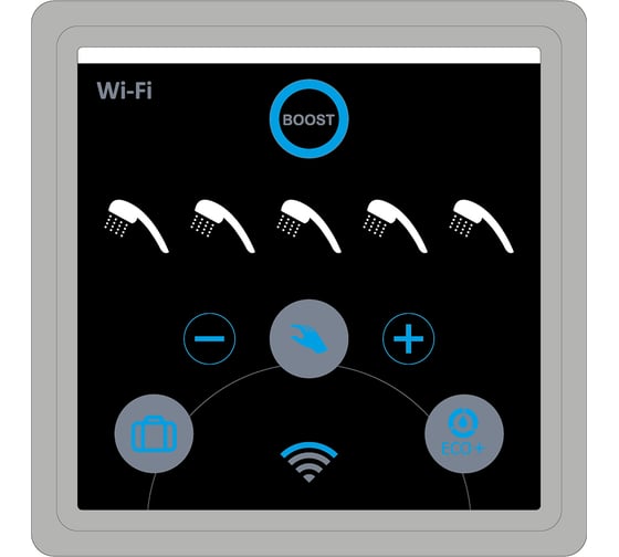 Электрический водонагреватель ATLANTIC Vertigo Steatite WIFI 80 W 841278