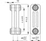 Радиатор IRSAP TESI 30365/16 CL.01 белый Т30 RR303651601A430N01 2