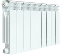 Биметаллический радиатор RIFAR BASE 350 9 секций, боковое подключение RAN30H1KQ5TEDA