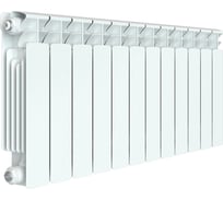 Биметаллический радиатор RIFAR BASE 350 12 секций, боковое подключение RAN30H1KQ5UI5D