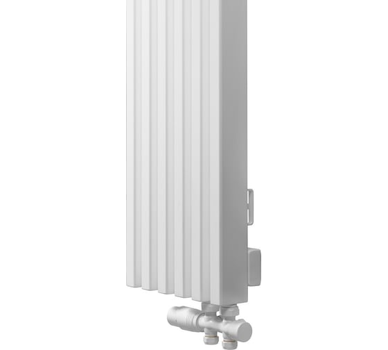 Вертикальный радиатор c нижним подключением, ARBIOLA Compact V 1750-63-06 VR, RAL 9016 матовый белый 257071
