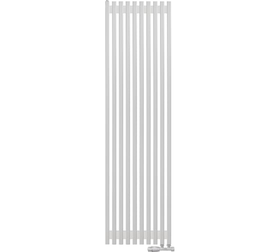 Вертикальный радиатор c нижним подключением, ARBIOLA Compact V 1800-63-10 VR, RAL 9016 матовый белый 254614