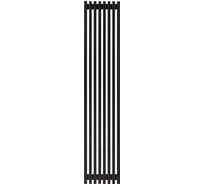 Вертикальный радиатор c боковым подключением, Arbiola Compact H 1750-63-08 HWN, RAL 9005 матовый черный 256966