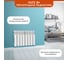 Радиатор Tropic 500x100, алюминиевый, 8 секций 7601.038 13