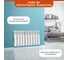 Радиатор Tropic 500x100, алюминиевый, 10 секций 7601.048 11