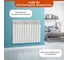Радиатор Tropic 500x80, алюминиевый, 12 секций 7601.055 10