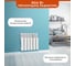 Радиатор Tropic 500x100, алюминиевый, 6 секций 7601.028 11