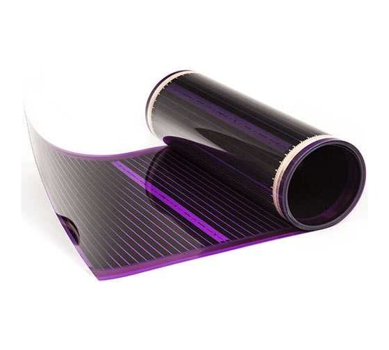 Электрический пленочный инфракрасный теплый пол VIOLET FLOOR 130, 25 кв.м, ширина 1 м VLT1000081
