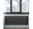 Стальной трубчатый радиатор Loten Grey Z 1750 10 секций, черный RAL9005, нижнее подключение 061817 2