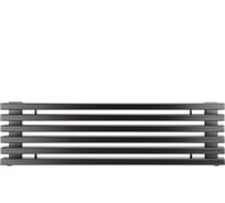 Стальной трубчатый радиатор Loten Grey Z 1750 4 секции, черный RAL9005, нижнее подключение 061793