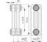 Радиатор IRSAP Tesi 3 30365/26 CL.01 белый T25 RR303652601A425N01 2