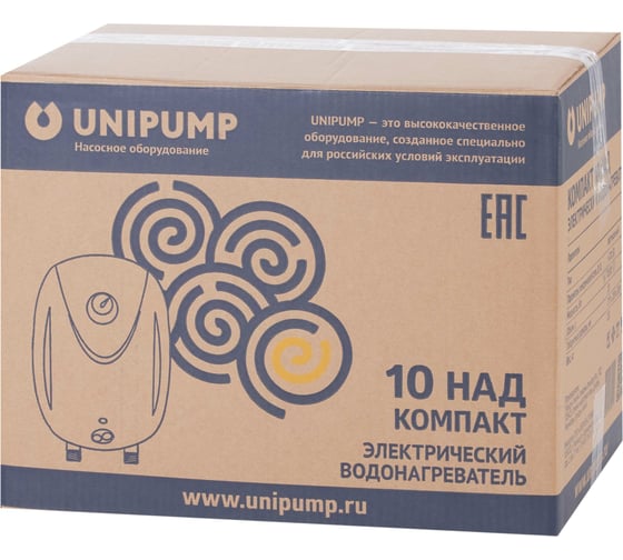 Водонагреватель Unipump накопительного типа КОМПАКТ 10 92609