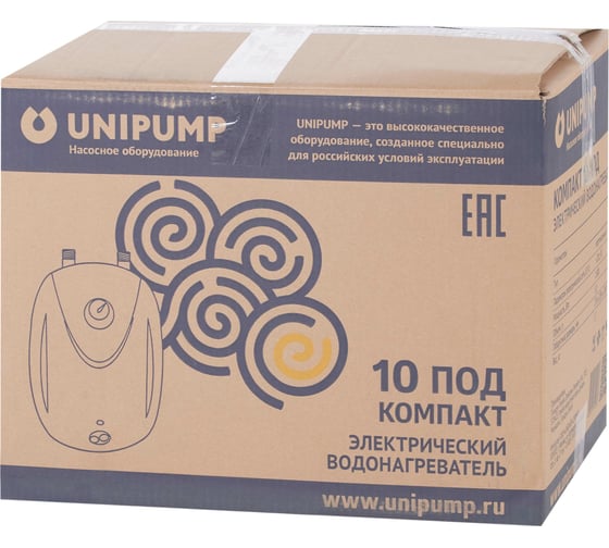 Водонагреватель Unipump КОМПАКТ 10 накопительного типа 59997