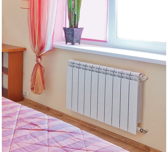 Радиатор алюминиевый литой OASIS eco 350/80/10 4640130986070