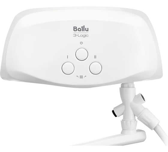 Проточный водонагреватель Ballu 3-Logic TS (3.5 kW) - кран+душ НС-1588892
