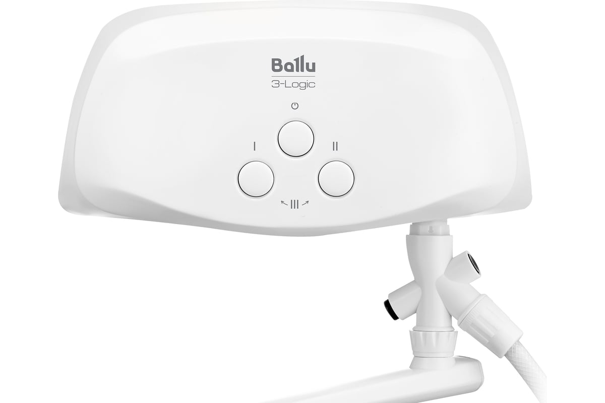 Проточный водонагреватель Ballu 3-Logic TS (5,5 kW) - кран+душ НС-1588893 -  выгодная цена, отзывы, характеристики, фото - купить в Москве и РФ