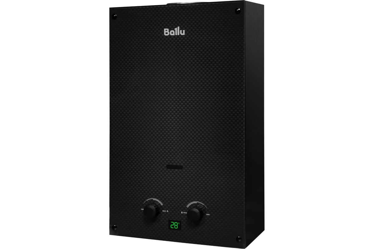 Газовая колонка Ballu GWH 10 Fiery Glass Carbon НС-1584731 - выгодная цена,  отзывы, характеристики, фото - купить в Москве и РФ