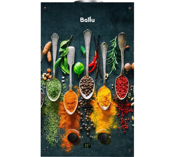 Газовая колонка Ballu GWH 10 Fiery Glass Curry НС-1584732