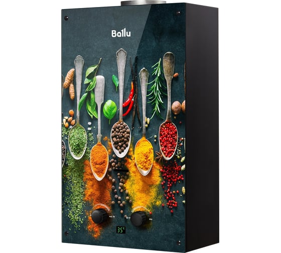 Газовая колонка Ballu GWH 10 Fiery Glass Curry НС-1584732 1