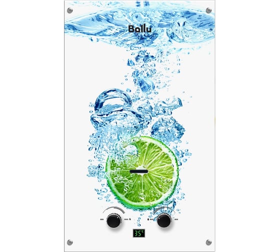 Газовая колонка Ballu GWH 10 Fiery Glass Lime НС-1584733