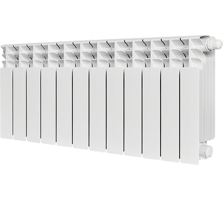 Биметаллический радиатор STOUT SRB-3320-035012 TITAN VENTIL 350 12 секций, нижнее подключение RG0092N2BGHD2V