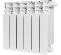 Биметаллический радиатор STOUT SRB-3320-035006 TITAN VENTIL 350 6 секций, нижнее подключение RG0092N2BGINJ8