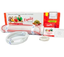 Тёплый пол Обогрев Люкс Family 450 Вт 3,0 м/кв с терморегулятором UT-00003192