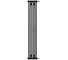 Радиатор 2-х трубный Zehnder Charleston 1800x368x62 боковая подводка 1270 3/4" Ral 9217 Traffic Black (matt) CH 2180-08 1