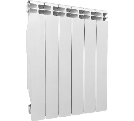 Радиатор алюминиевый Теплоприбор, с межосевым расстоянием 500мм, 6 секций AR1-500/06