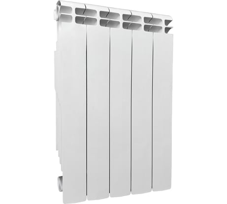 Радиатор алюминиевый Теплоприбор, с межосевым расстоянием 500мм, 5 секций AR1-500/05