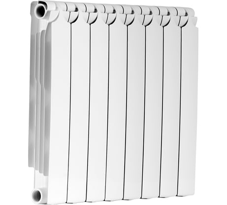 Биметаллический радиатор Теплоприбор, 8 секций, обогрев 15,2 м², BR1-500/08
