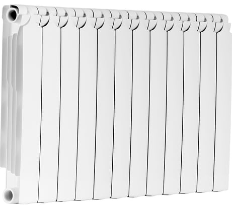 Биметаллический радиатор Теплоприбор, 12 секций, обогрев 22,8 м², BR1-500/12