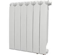 Биметаллический радиатор Теплоприбор с межосевым расстоянием 500мм, 6 секций BR1-500НП/06 БР1-500/06 НПП 32815296