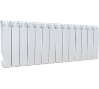 Радиатор биметаллический Теплоприбор, с межосевым расстоянием 350мм, 14 секций BR1-350/14 32815278