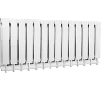 Биметаллический радиатор Теплоприбор, 14 секций, обогрев 26,6 м², BR1-500/14