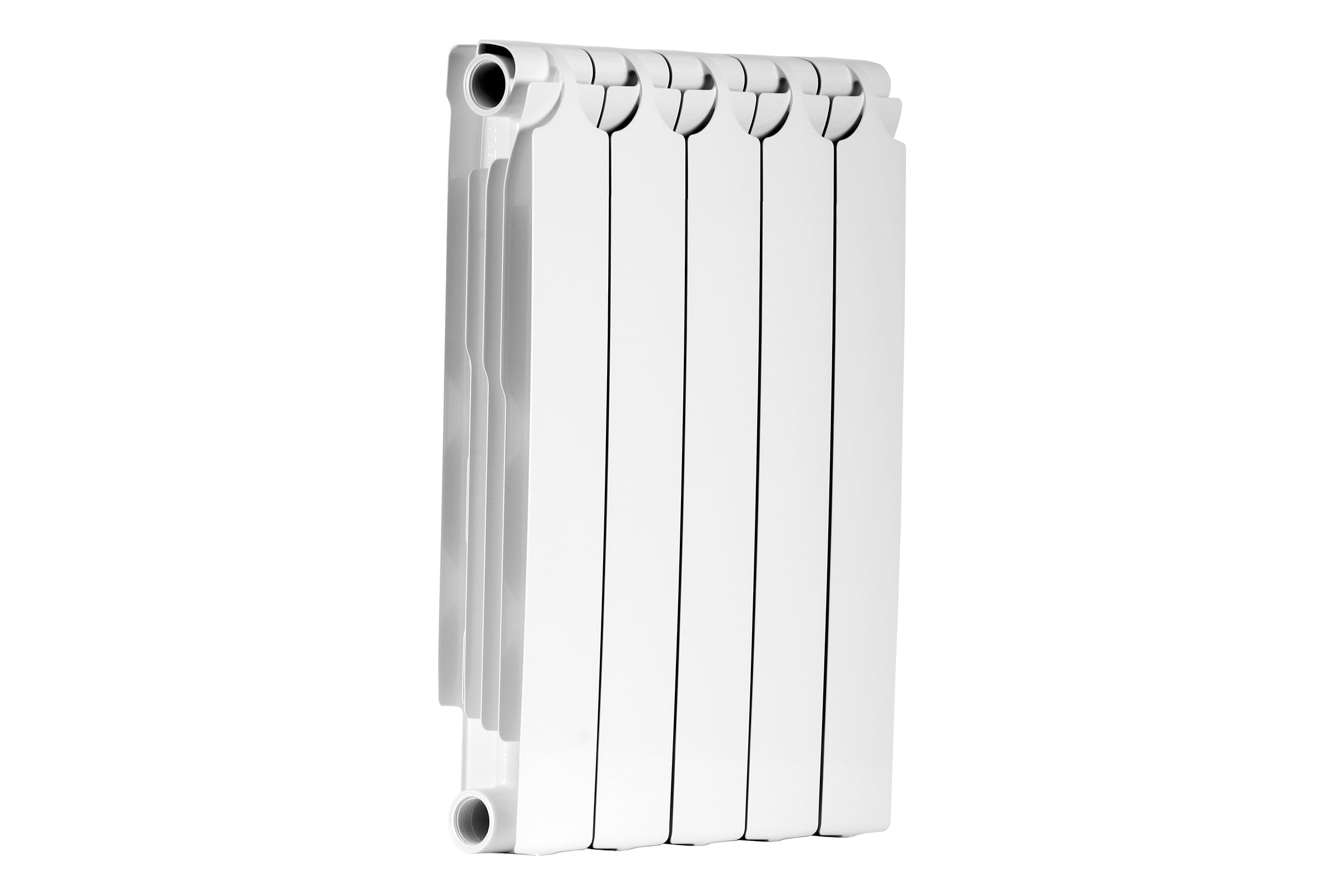 БиметаллическийрадиаторТеплоприбор,5секций,обогрев9,5м²,BR1-500/05