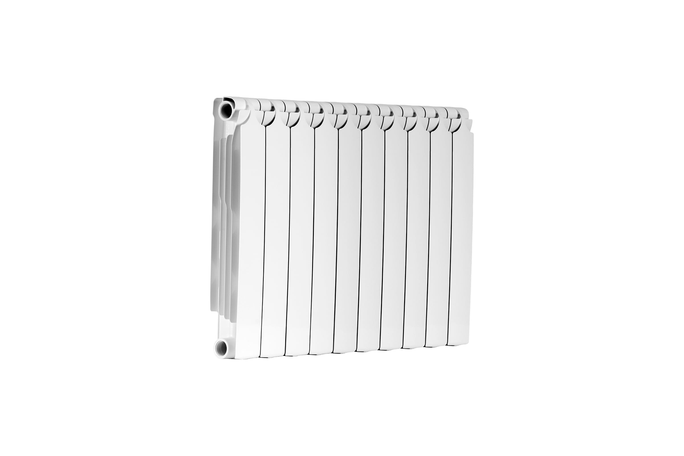 РадиаторбиметаллическийТеплоприбор,10секций,обогрев19м²,BR1-500/10