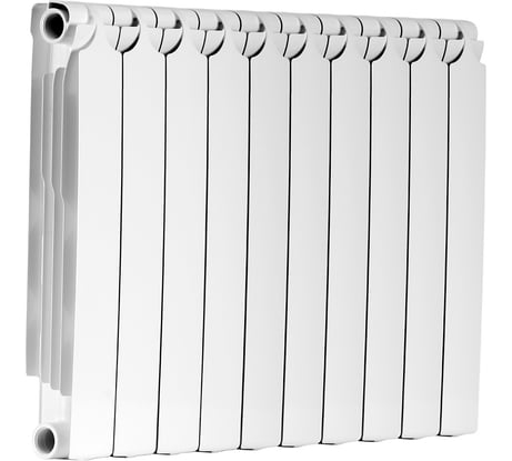Радиатор биметаллический Теплоприбор, 10 секций, обогрев 19 м², BR1-500/10