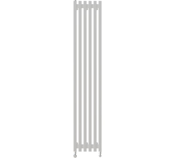 Вертикальный стальной радиатор GUARDO Retta 6P 1800x480 мм, 10 секций, S=25м², нижнее правое подключение 6P-1800-10 NK-VER-R R9016(M)
