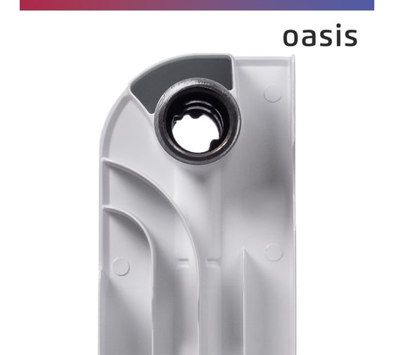 Радиатор биметаллический OASIS Оазис PRO 200/100/6 4640130985707