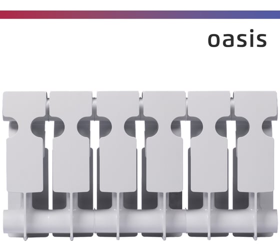 Радиатор биметаллический OASIS Оазис PRO 200/100/6 4640130985707