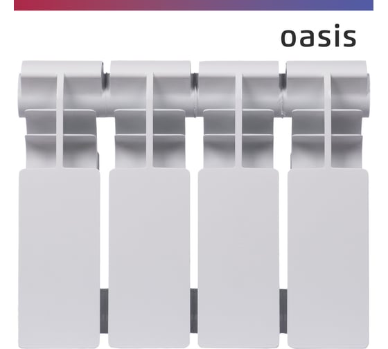 Радиатор биметаллический OASIS Оазис PRO 200/100/4 4640130985691