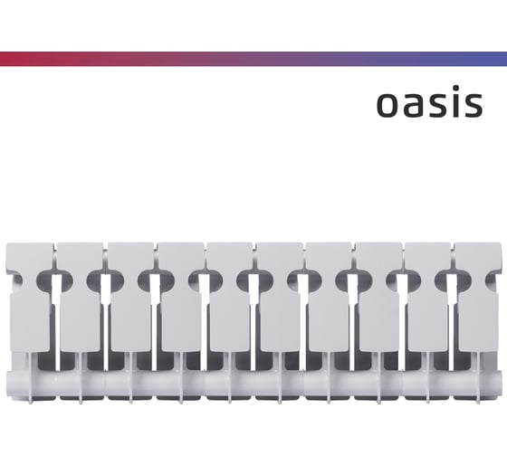 Радиатор биметаллический OASIS Оазис PRO 200/100/10 4640130985721
