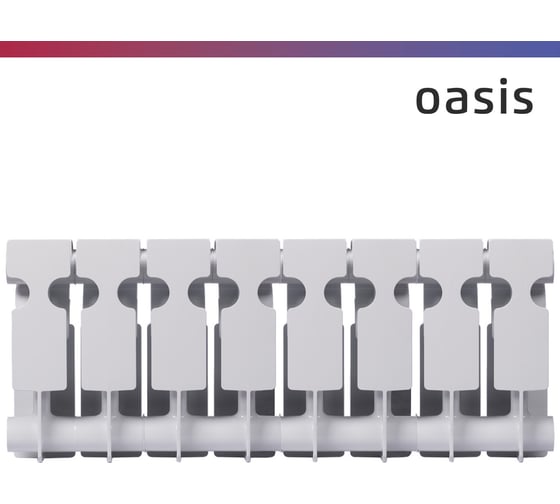 Радиатор биметаллический OASIS Оазис PRO 200/100/8 4640130985714