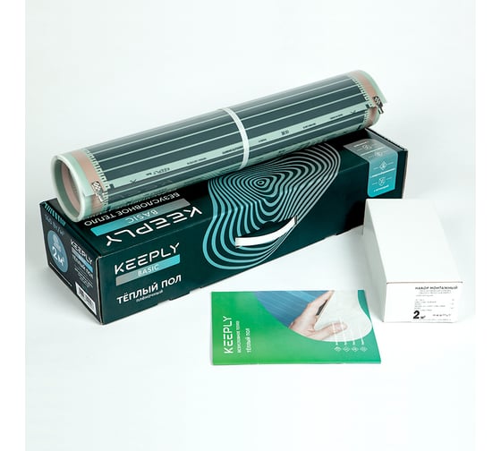 Комплект тёплого пола KEEPLY 140 Вт/м Basic, 4 м.кв, 560Вт KPL005507