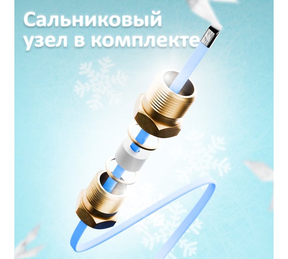 Комплект саморегулирующегося кабеля AlfaOpt AlfaKit №2 15-2-3 AK2-15-2-3